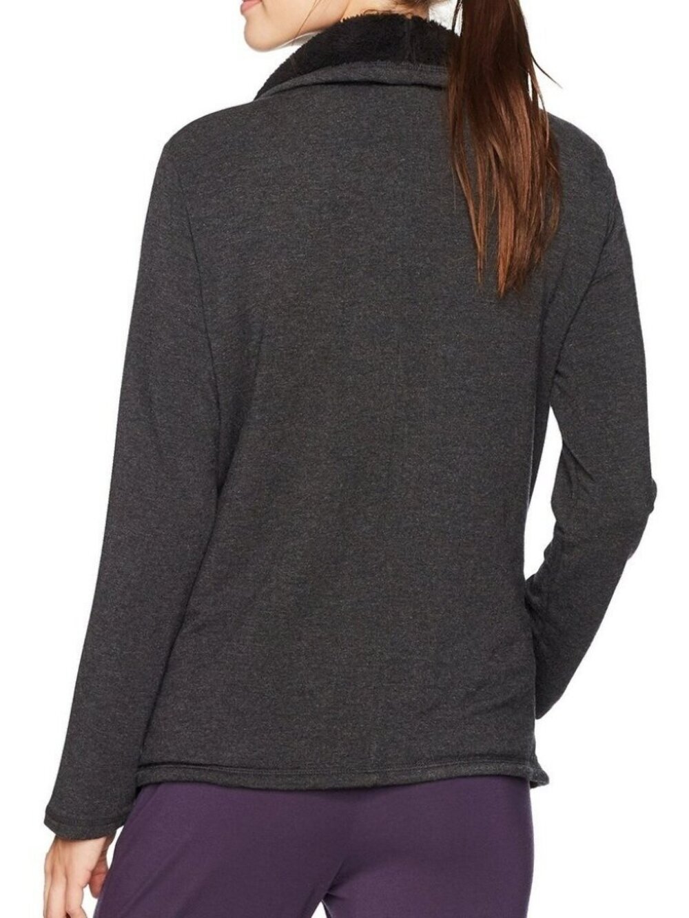 UGG Sherpa Lined Shawl Cardigan - Picture 2 of 13
